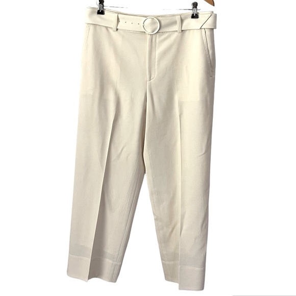 Club Monaco Enamel Ring Pant White/Cream Size 10 - Picture 3 of 16